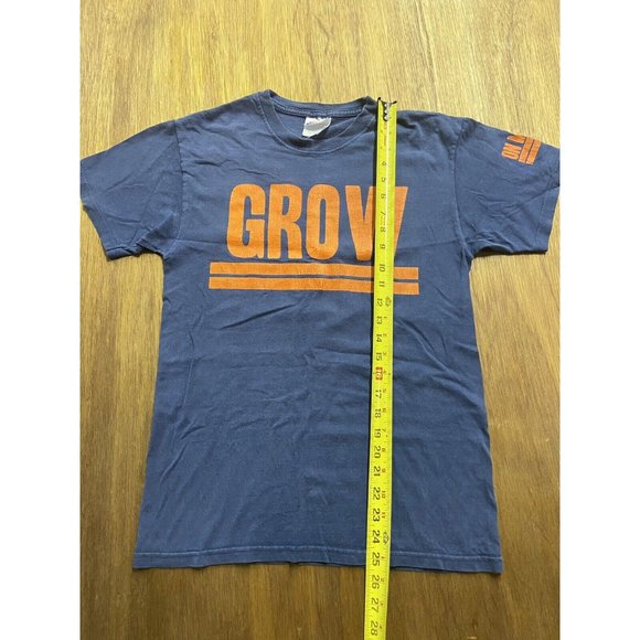 Texas Straight Edge GROW Blue Graphic Crew Neck Tee Hanes Small - Picture 5 of 8